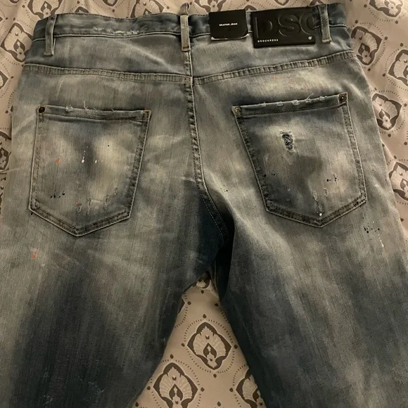 Dsquared2 Skater Mens Jeans Size 50/34 - Picture 8 of 12